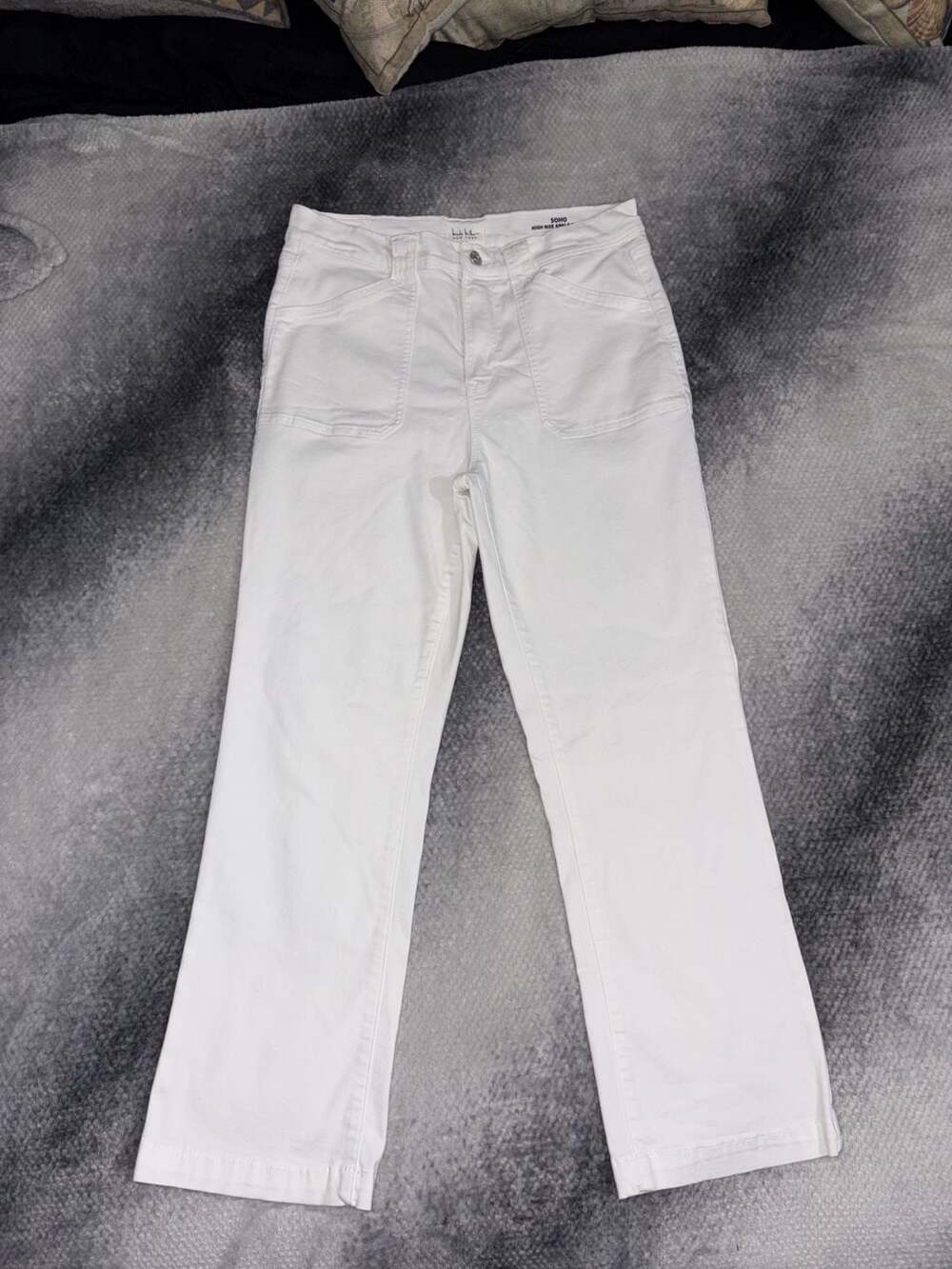 Nicole Miller White Boot Cut Jeans